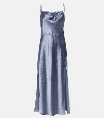 Robe en satin et organza | Vince