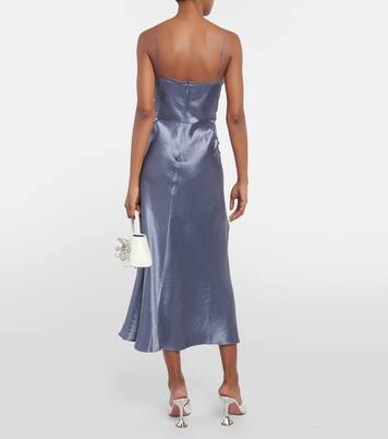 Robe en satin et organza | Vince