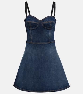 Corset denim minidress | Dolce&Gabbana