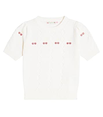 Alphonza cable-knit wool and cotton top | Bonpoint
