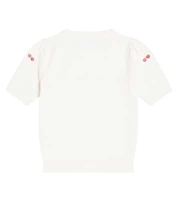 Alphonza cable-knit wool and cotton top | Bonpoint