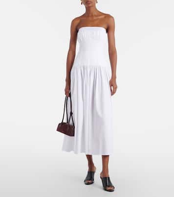 Robe midi Lauryn en coton mélangé | Tove