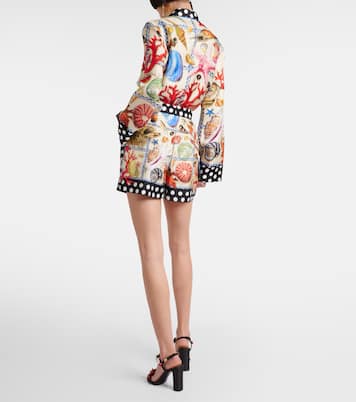 Capri printed silk satin shorts | Dolce&Gabbana