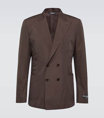 Cotton and silk poplin blazer | Dolce&Gabbana