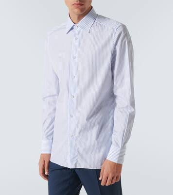 Striped cotton Oxford shirt | Zegna