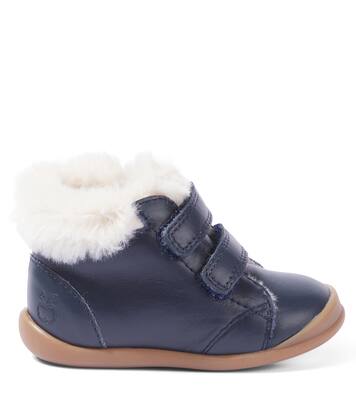 Baby Flex Up Easy leather booties | Pom d'Api