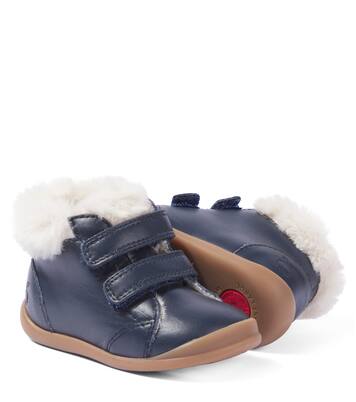 Baby Flex Up Easy leather booties | Pom d'Api