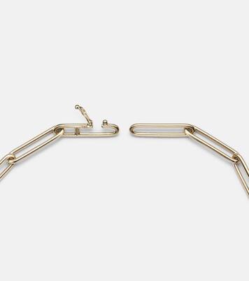 Collier Crescent & Internal Compass en or 18 ct et diamants | FoundRae