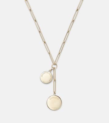 Collier Crescent & Internal Compass en or 18 ct et diamants | FoundRae