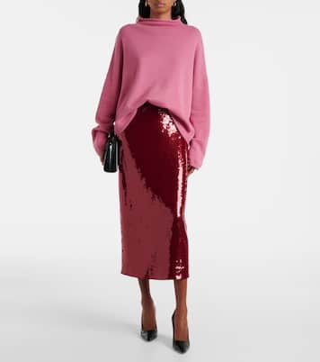 Koa sequined pencil skirt | Veronica Beard