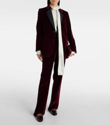 Pantaloni flared in velluto di cotone | Tod's