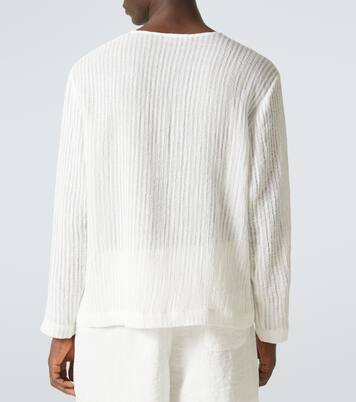 Chemise Henley à rayures | Commas