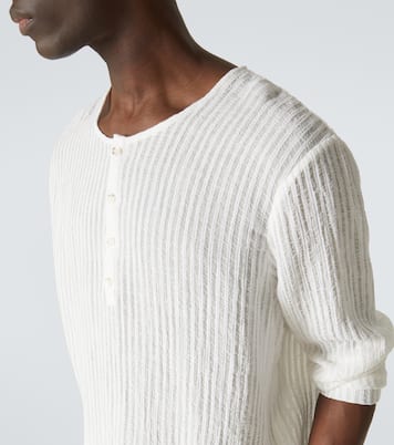 Chemise Henley à rayures | Commas