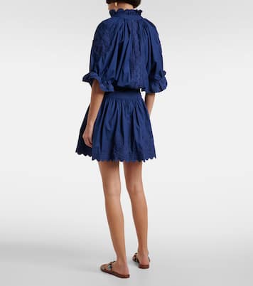 Robe brodée en coton | Juliet Dunn