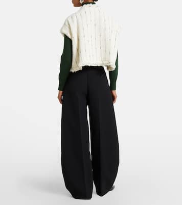 Chaleco de tweed | Sacai