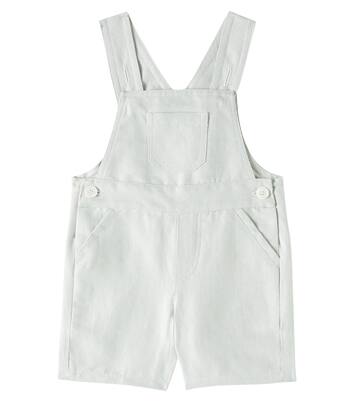 Baby Farell cotton and linen overalls | Bonpoint