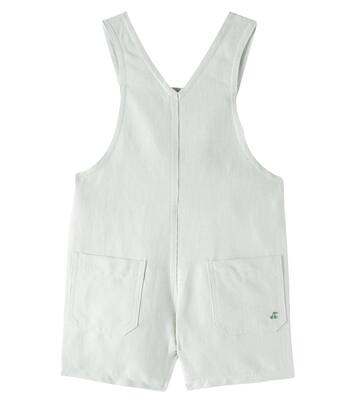 Baby Farell cotton and linen overalls | Bonpoint