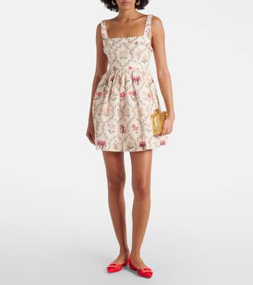 Gommettine leather-trimmed ballet flats | Roger Vivier