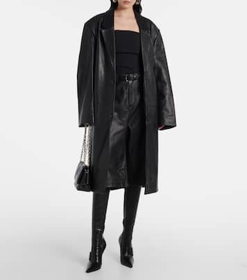Cappotto oversize in pelle | Entire Studios