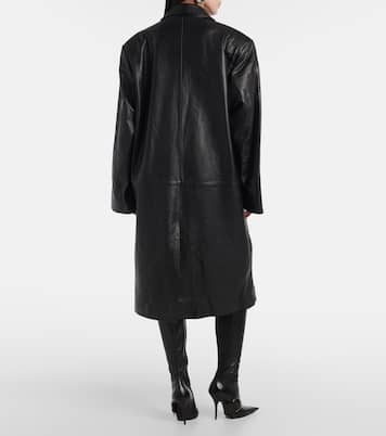 Cappotto oversize in pelle | Entire Studios