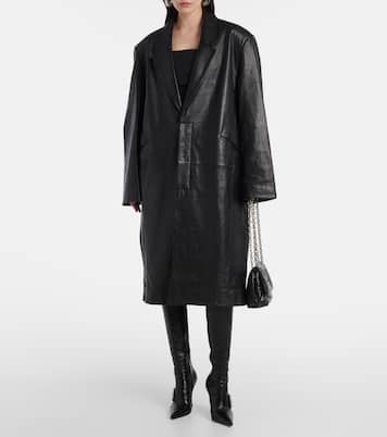 Cappotto oversize in pelle | Entire Studios