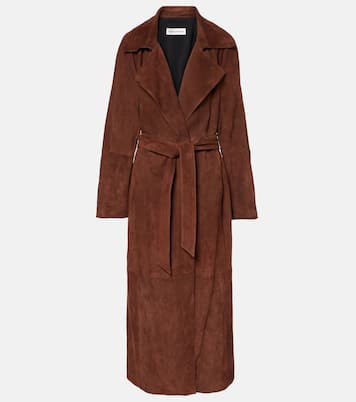 Althea suede wrap coat | Nour Hammour