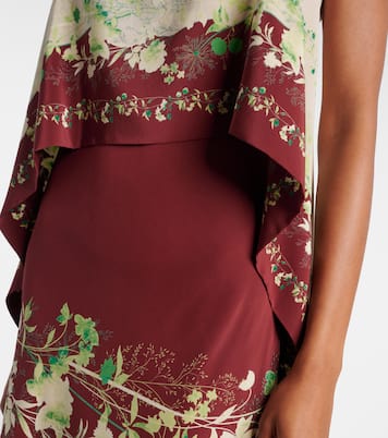 Abito lungo in seta crêpe de chine | La DoubleJ