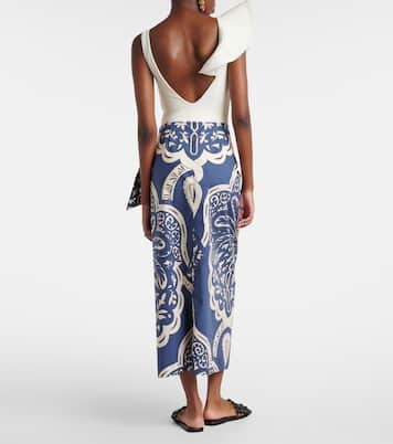 Wickelrock aus Baumwollpopeline | Johanna Ortiz