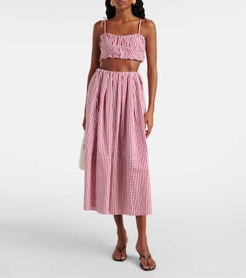 Cropped-Top Mira aus Baumwollpopeline | Faithfull