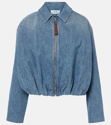 Draped denim jacket | Loewe