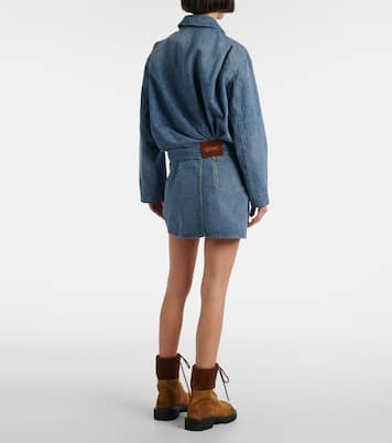 Draped denim jacket | Loewe