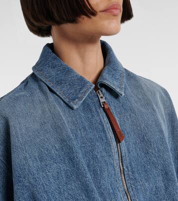 Draped denim jacket | Loewe