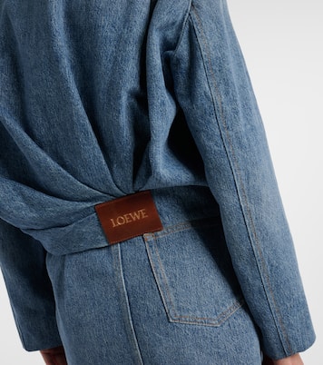 Draped denim jacket | Loewe