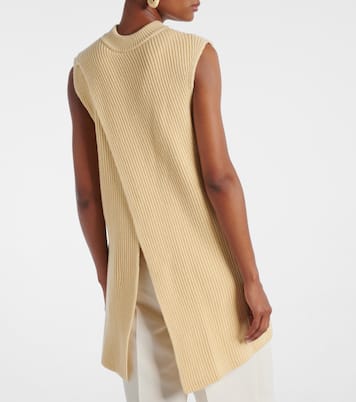 Oversize-Pullunder aus Wolle | Jil Sander