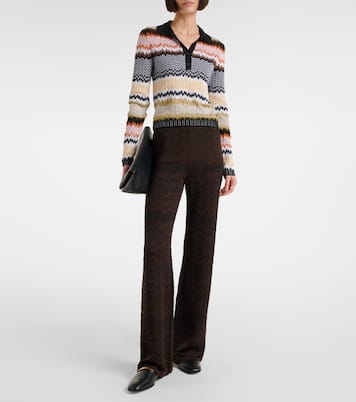 Polopullover aus Häkelstrick | Missoni