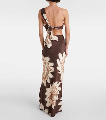 Maxirock aus Seidensatin | SIR