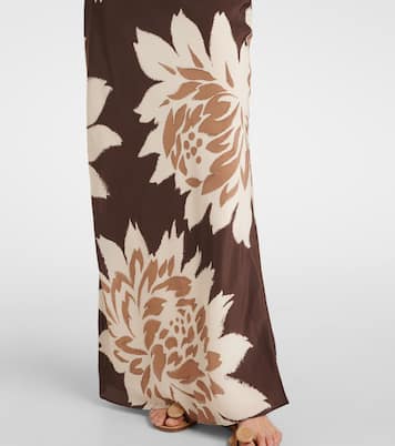 Maxirock aus Seidensatin | SIR