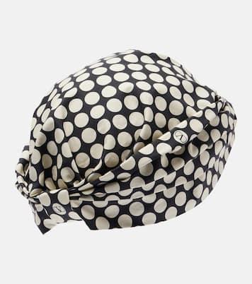 Escape Plus De Pois cotton head wrap | Valentino