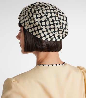 Escape Plus De Pois cotton head wrap | Valentino
