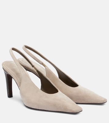 80 Monili suede slingback pumps | Brunello Cucinelli