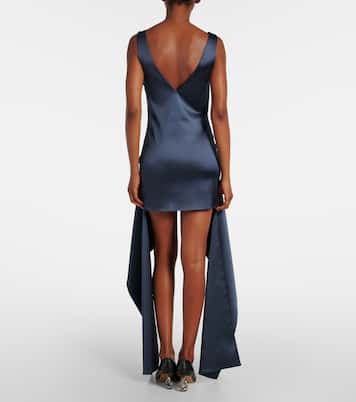 Asymmetric draped minidress | JW Anderson