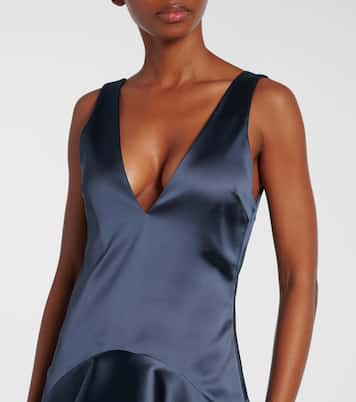 Asymmetric draped minidress | JW Anderson