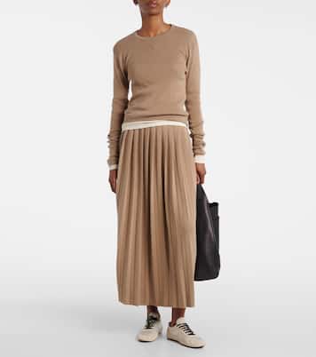 Midirock Minda aus Baumwolle und Kaschmir | Lisa Yang