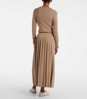 Midirock Minda aus Baumwolle und Kaschmir | Lisa Yang