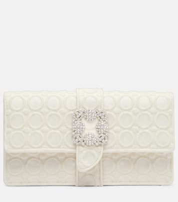 Clutch Capri con cristalli | Manolo Blahnik