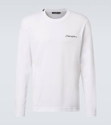Longsleeve aus Baumwoll-Jersey | Dolce&Gabbana