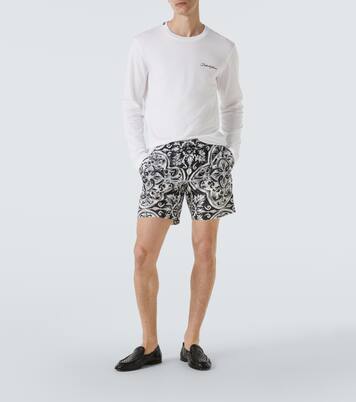 Longsleeve aus Baumwoll-Jersey | Dolce&Gabbana