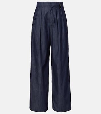 Jerry embellished chambray wide-leg pants | 'S Max Mara