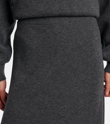 High-Rise-Maxirock aus Wolle | Balenciaga