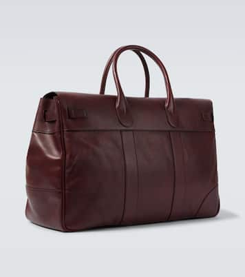 Sac de voyage en cuir | Brunello Cucinelli